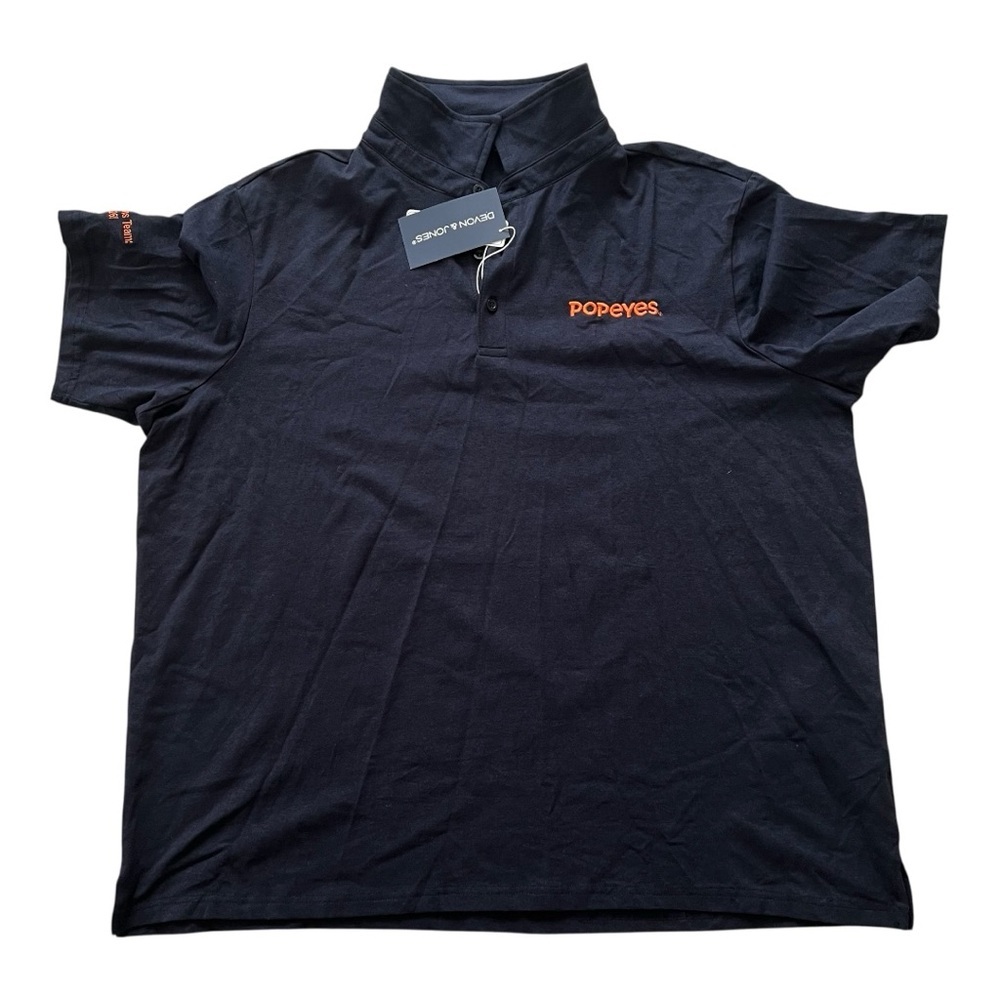Popeyes Men's Navy Polo Shirt- Size XL